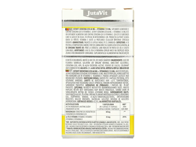 JutaVit Q10 lágyzselatin kapszula 66db