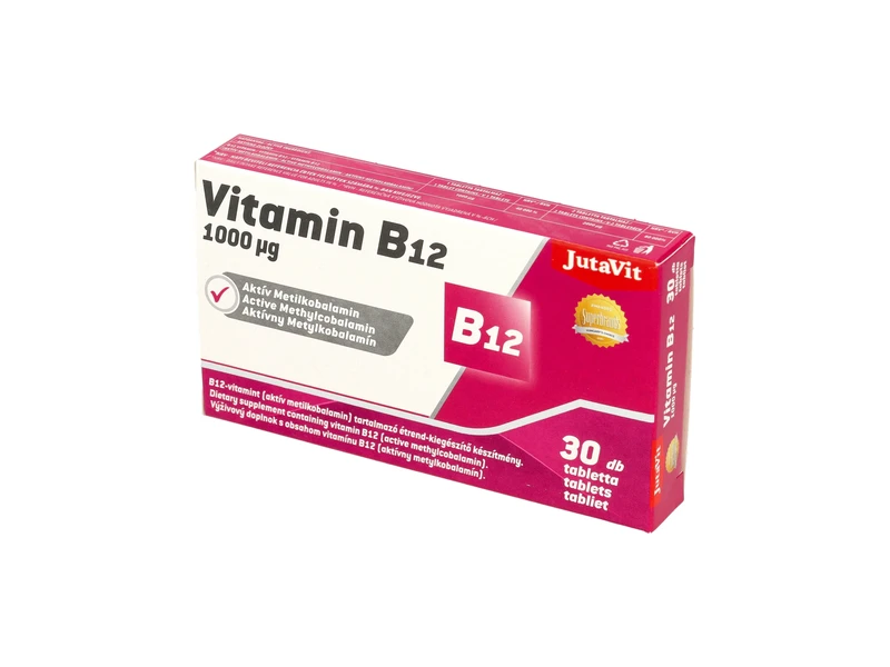 JutaVit B12 vitamin 1000mcg Aktív Metilkobalamin 30db
