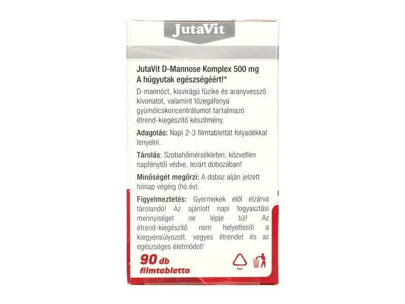 Jutavit D-Mannose Komplex 500 mg filmtabletta 90 db