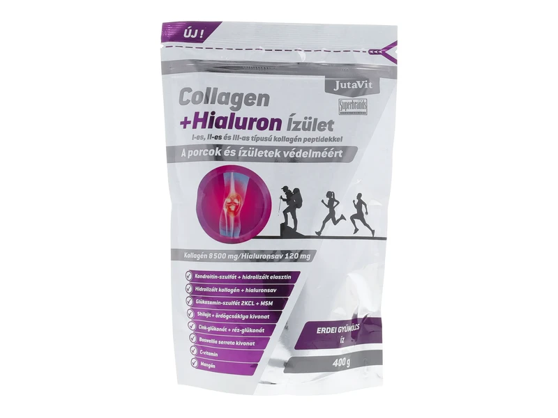 JutaVit Collagen+Hialuron ízület Erdei gyümölcs 400 g