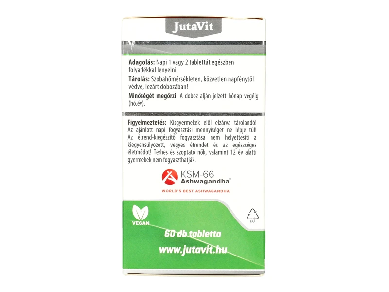 Jutavit Ashwagandha gyökér kivonat tabletta 60 db 300 mg