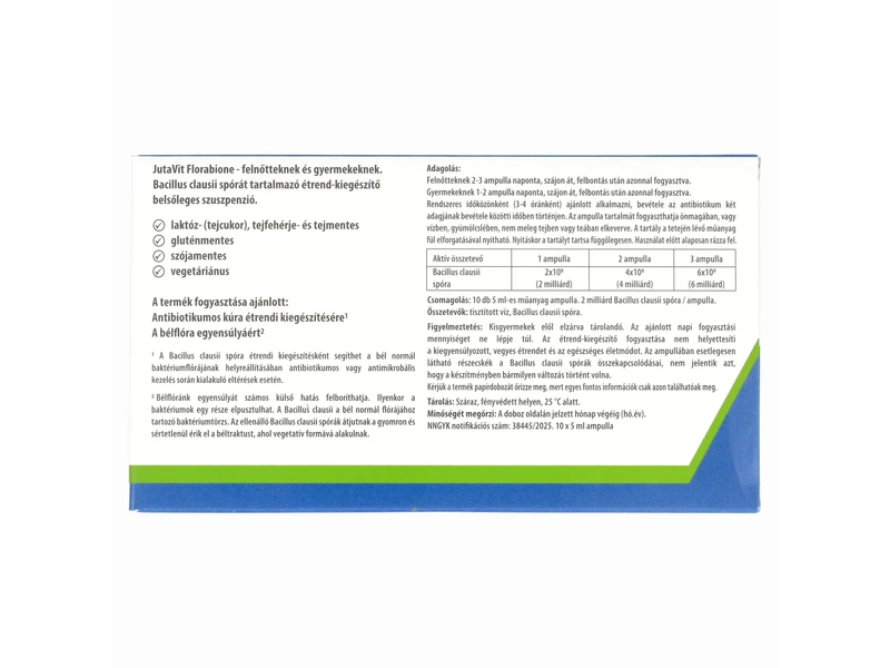 JutaVit Florabione 10 x 5ml ampulla