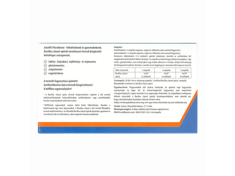 JutaVit Florabione 20 x 5ml ampulla