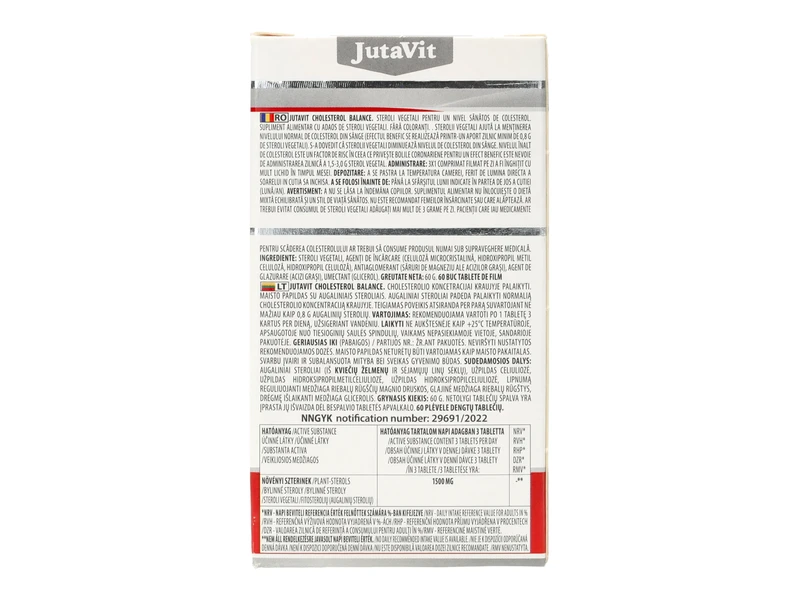 JutaVit Koleszterin Balance 60db