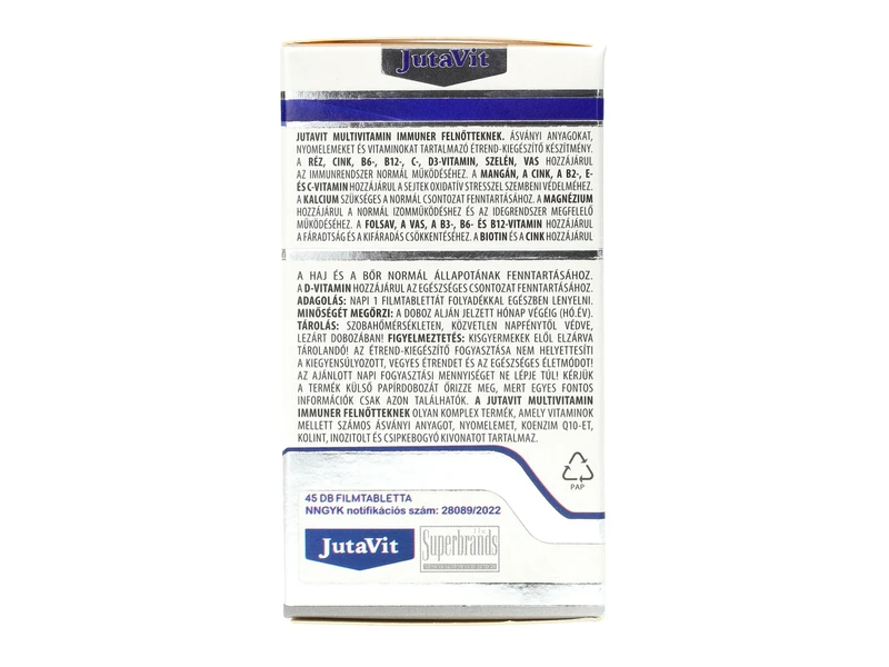 JutaVit multivitami felnőtt tabletta 45db