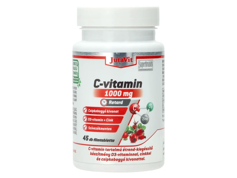 JutaVit C-vitamin 1000mg +D3 vitamin 45db