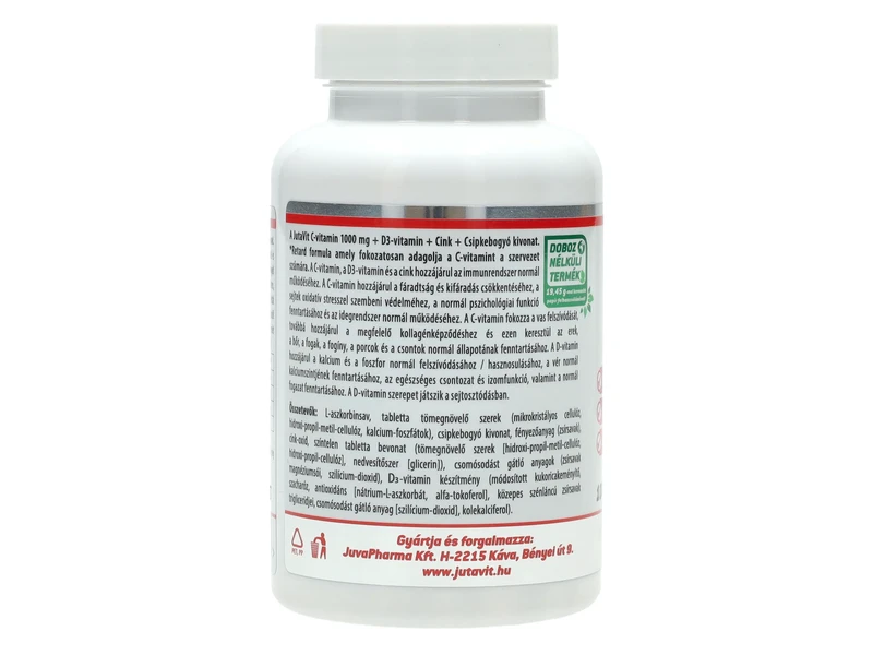 Jutavit C-vitamin 1000mg +D3 vitamin 100db