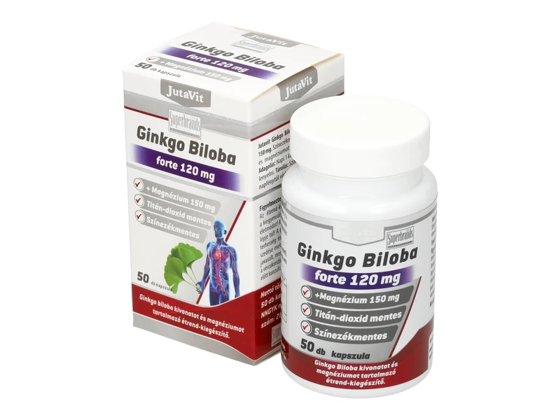 JutaVit Ginkgo Biloba forte 120 mg+Magnézium 150mg 50db