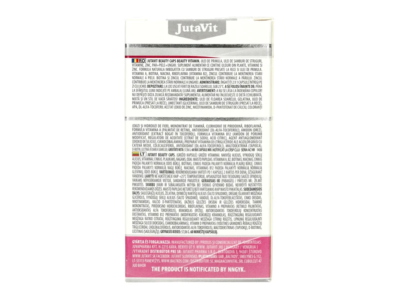 Jutavit Beauty Caps 60db