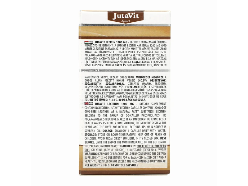 JutaVit Lecitin kapszula 40db