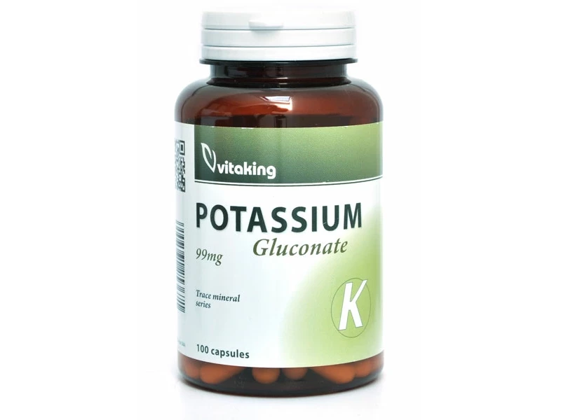Kálium Potassium 99 mg kapszula 100 db (Vitaking)