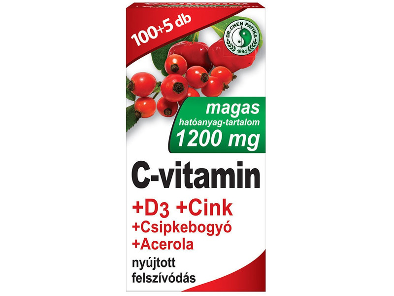 Dr. Chen C-Vitamin+D3+Cink+Acerola 105db