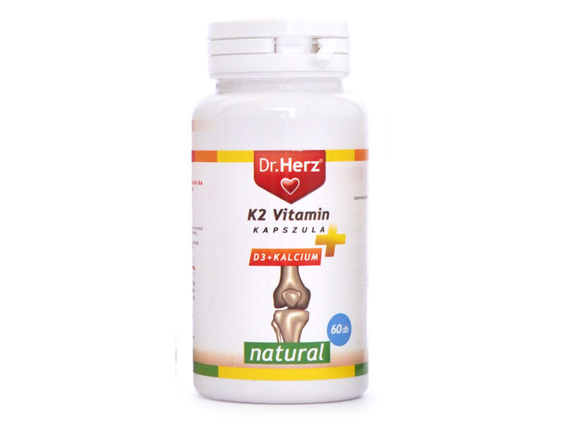 Dr. Herz K2-vitamin + D3 + Kalcium 60db