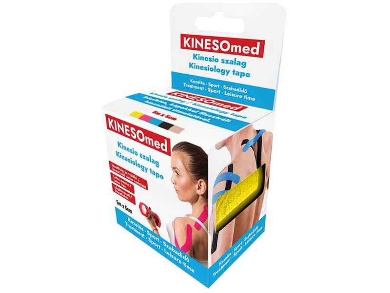 KINESOMED Kinesio szalag 5 m x 5 cm sárga