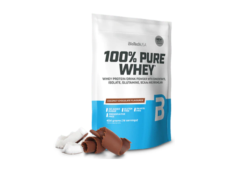 BT 100% Pure Whey protein kókusz csokoládé 454g