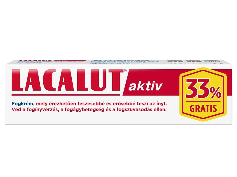 Lacalut Aktív fogkrém 100ml (+33% ajándék)