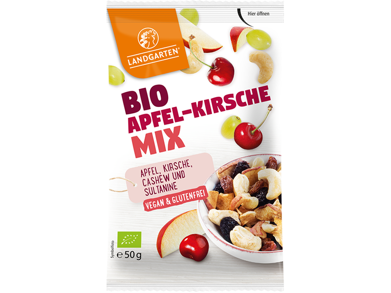 Landgarten BIO Apfel-Kirsche Mix 50g