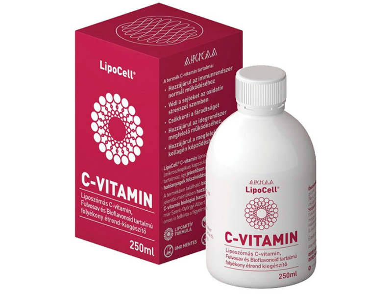 LIPOCELL C-vitamin liposzomális étrend kiegészítő 250ml