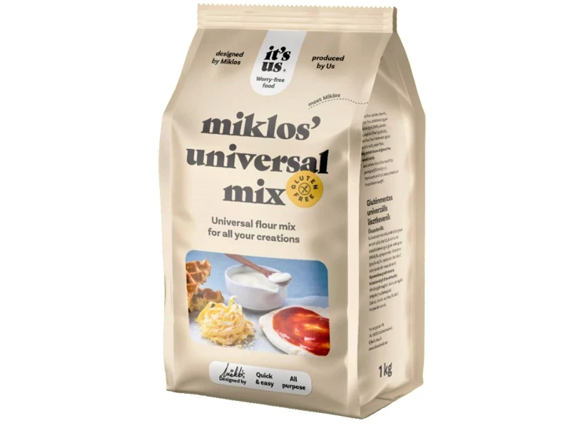 Glutenix Alfa-mix - Miklos universal mix kenyérpor lisztkeverék 1 kg
