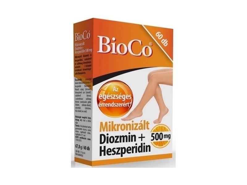 Mikronizált Diozmin + Heszperidin 500 mg tabletta 60 db (BioCo)