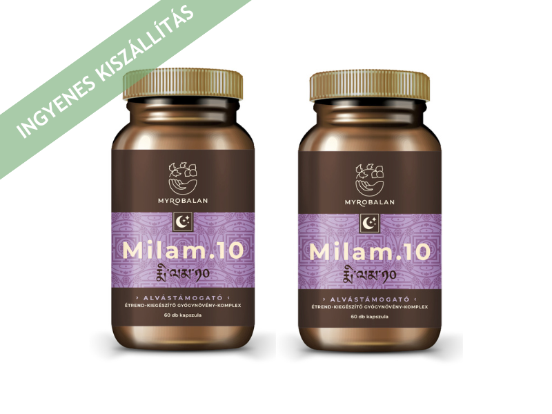 Myrobalan Milam.10 pihentető alvás gyógynövény-komplex 2x60db