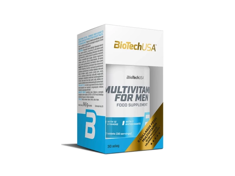 BioTech USA Multivitamin for Men 60db tabletta