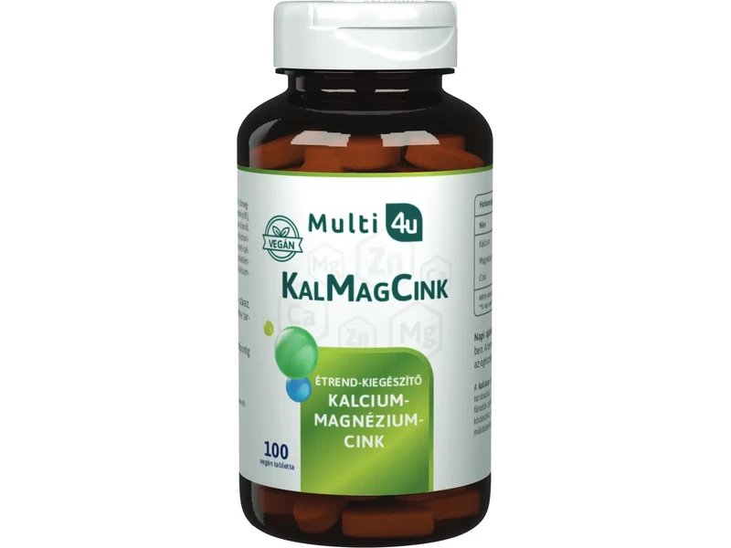 Multi 4U Kalcium Magnézium Cink 100db vegán tabletta