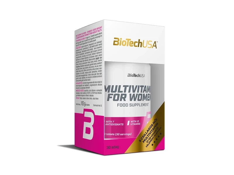BioTech USA Multivitamin for Women 60db tabletta