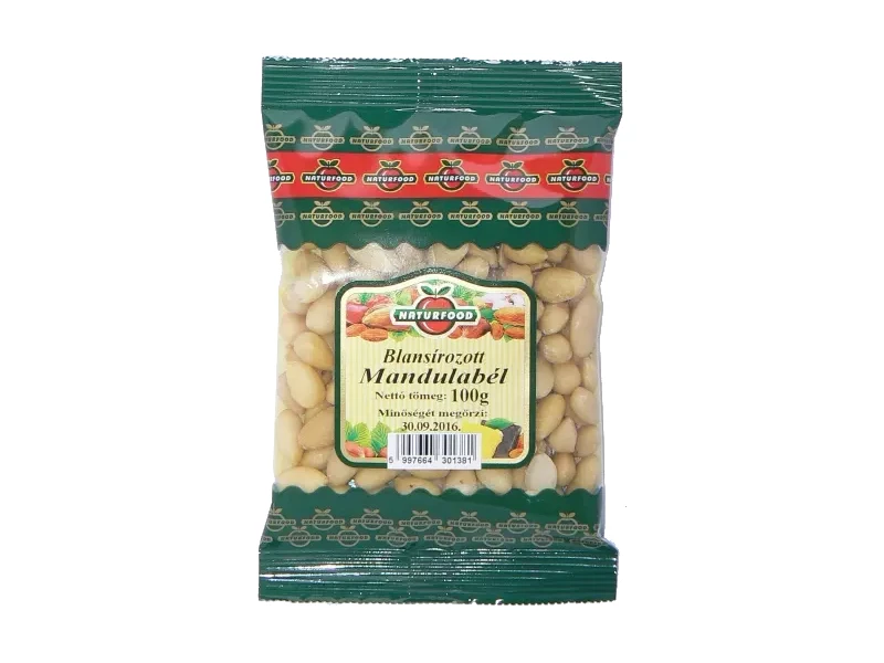Naturfood Mandulabél, blansírozott 100g