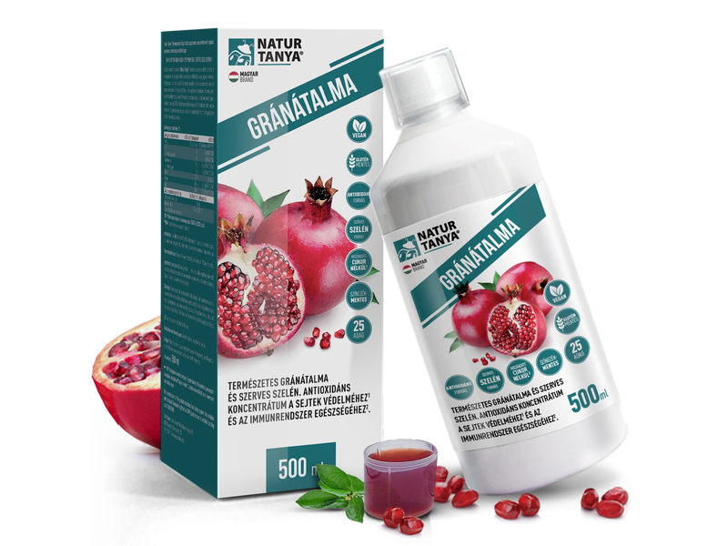 NT Pomegranate Gránátalma koncentrátum + szelén 0,5L