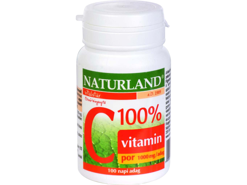 Naturland 100% C-vitamin por 100 g