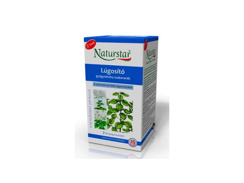 Naturstar Lúgosító gyógynövény teakeverék 25 db
