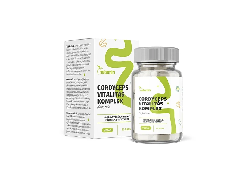 Netamin Cordyceps Vitalitás Komplex kapszula 60 db