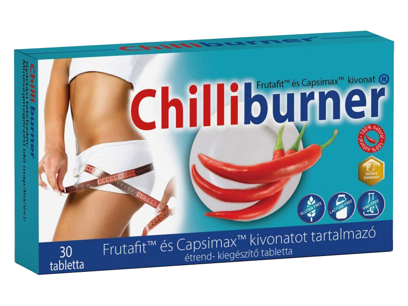 Natur Tanya Chilliburner zsírégető tabletta - 30db - bionagyker