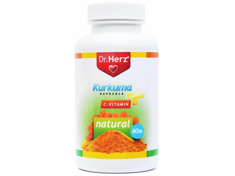 Dr.Herz Kurkuma + C-vitamin kapszula 60db
