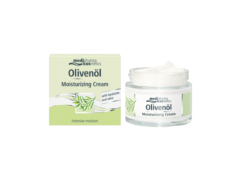 Olivenöl hidratáló arckrém hialuronnal és ureával 50ml