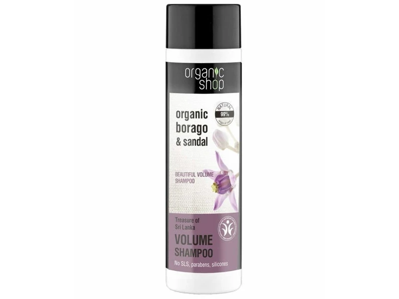 Organic Shop Dúsító sampon bio borágó és szantálfa kivonattal 280 ml
