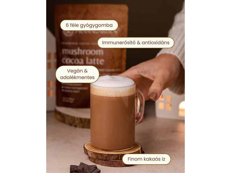 Pranagarden Gyógygomba latte italpor 100 g