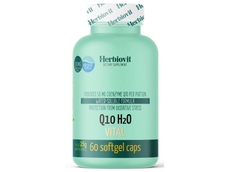 Herbiovit Q10 H2O Vital lágykapszula 60db