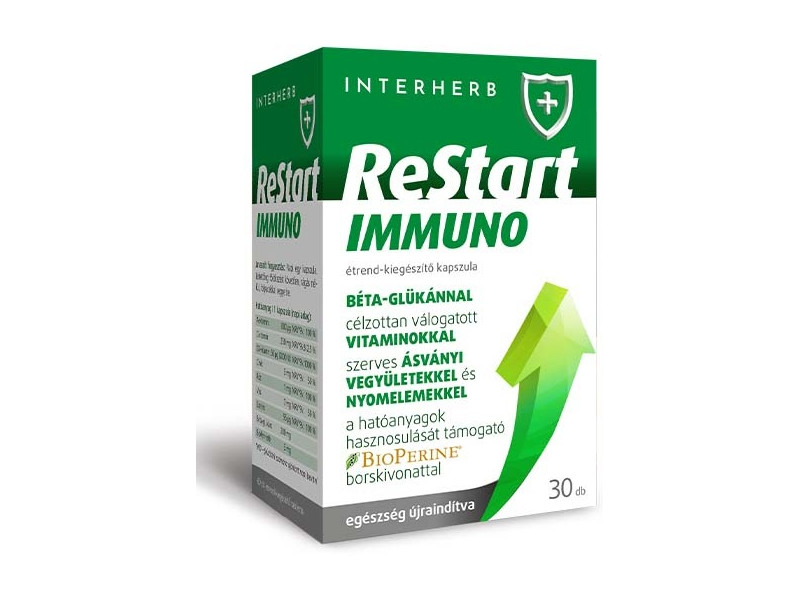 Interherb ReStart Immuno kapszula 30db