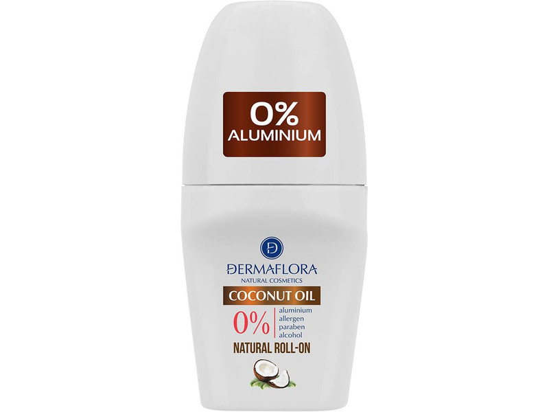 dermaflora 0% roll-on 50ml coconut oil