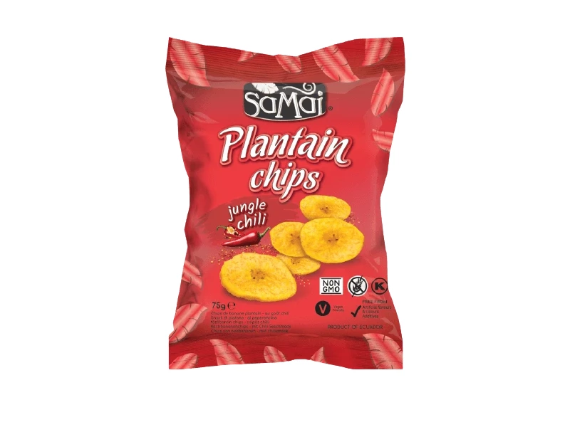 Plantain (főzőbanán) chips csípős chilli 75g SAMAI