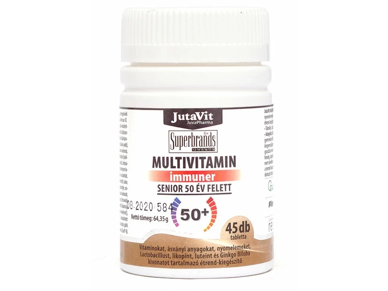 JutaVit multivitamin Senior tabletta 45db 50+
