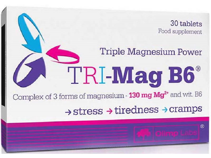 Tri-Mag 130 mg B6-vitamin tabletta 30 db (Natur Tanya)