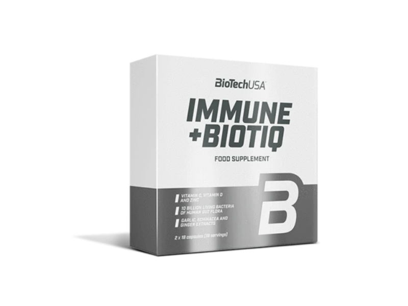 BioTech USA Immune + Biotiq 18+18 kapszula