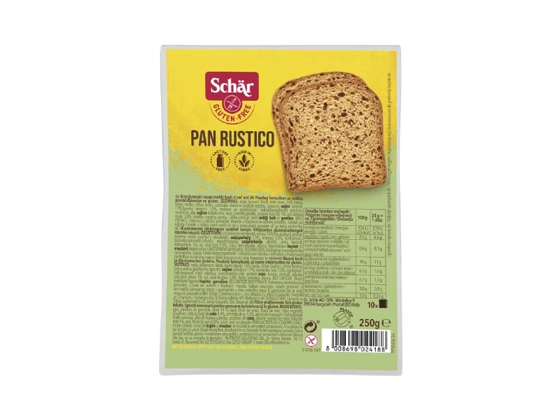 Schär Rustico szeletelt kenyér 250 g