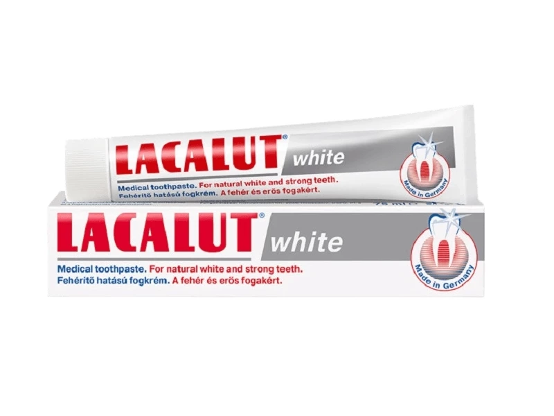 Lacalut White fogkrém - 75 ml