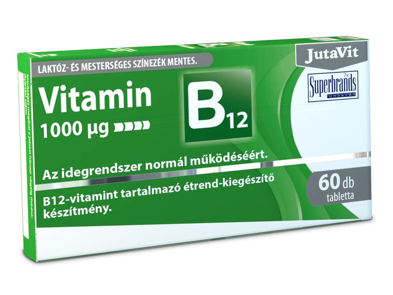 JutaVit B12-vitamin 1000µg 60db