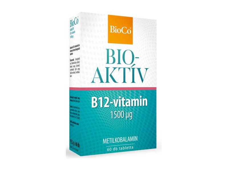 BioCo BIOAKTÍV B-12 vitamin 60db