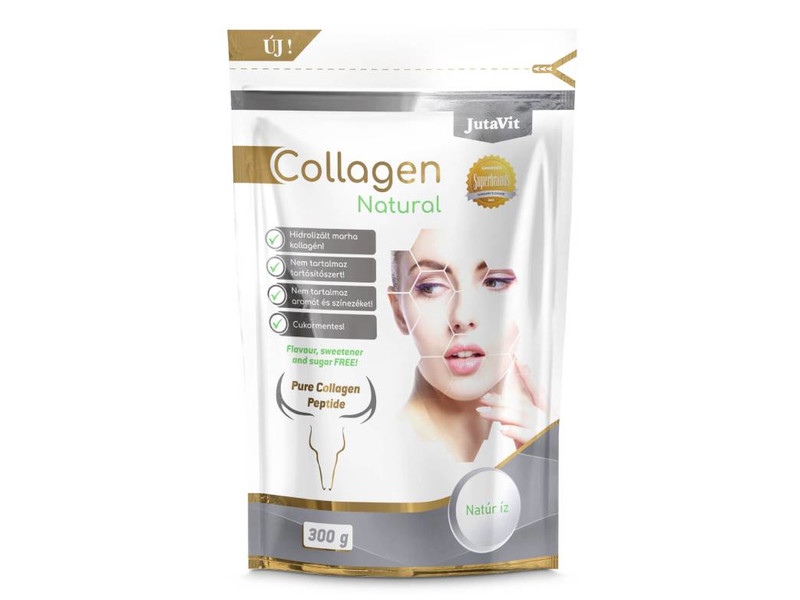 JutaVit Collagen Natural natúr íz 300g